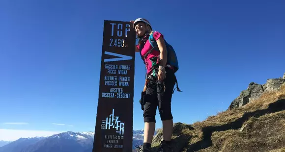 Aktiv in Meran: Der Heini Holzer Klettersteig